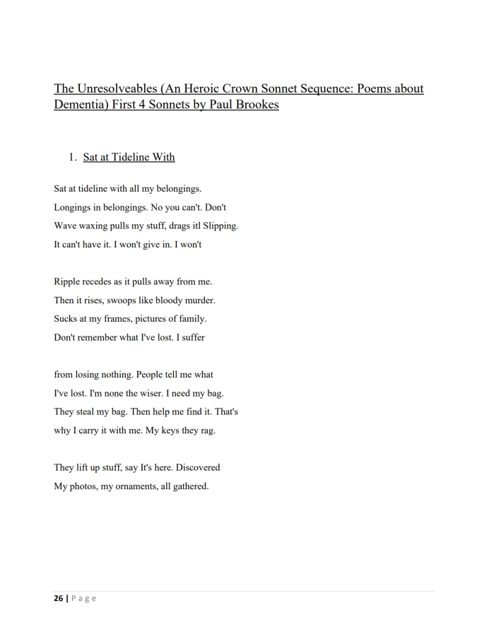overcome sonnets 1